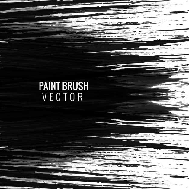Vetor grátis escova fundo preto pintura