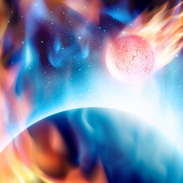 Vetor grátis espaço fundo colorido
