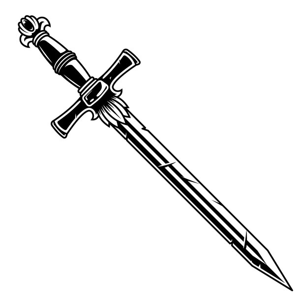 Espada de guerreiro de fantasia