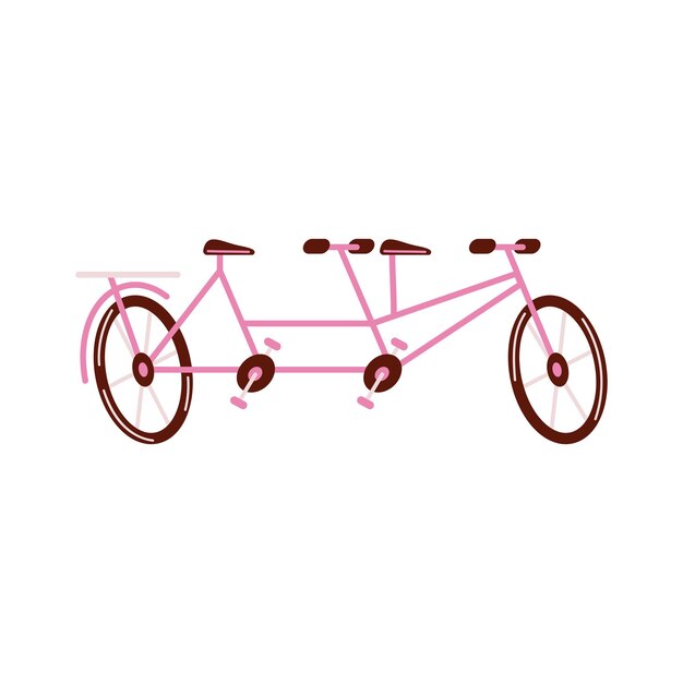 Esporte de bicicleta tandem