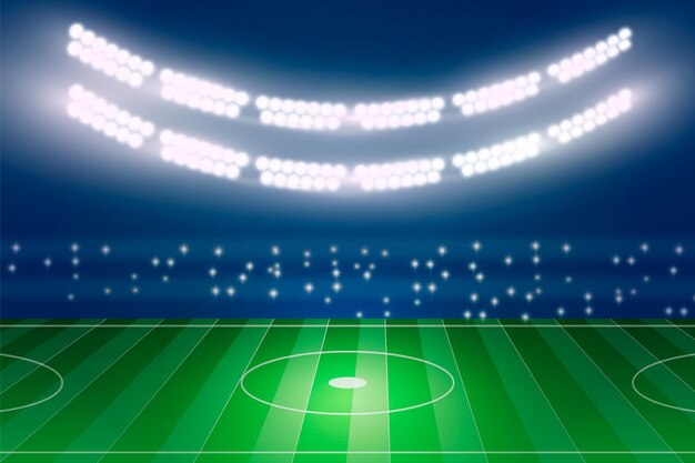 Estádio de futebol americano realista