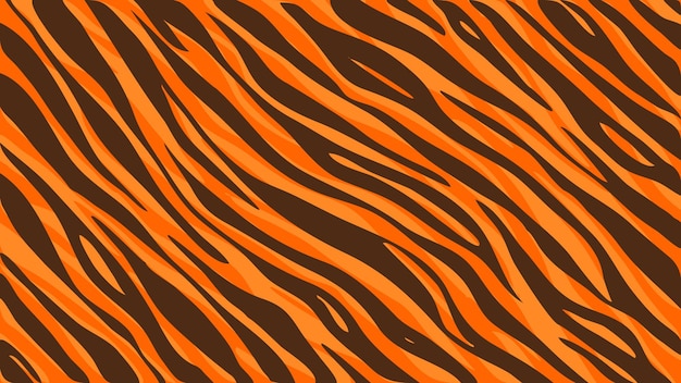 Vetor grátis estampa de pele de tigre