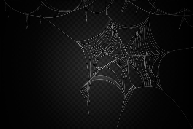 Vetor grátis estilo de fundo de teia de aranha de halloween