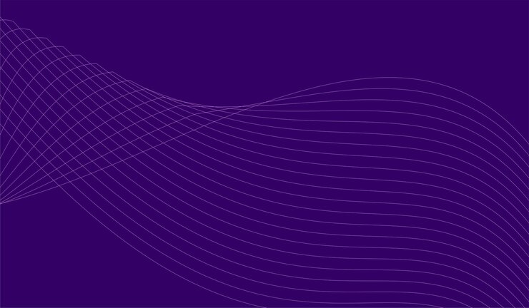 Vetor grátis estilo minimalista de gradiente de linha de fundo de onda