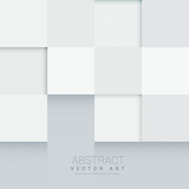 Vetor grátis estilo minimalista fundo branco mosaico