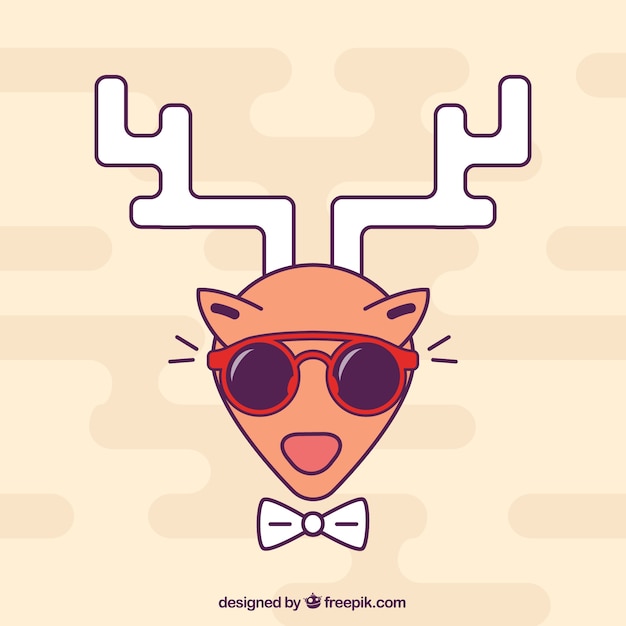 Estilo moderno veados moda vector