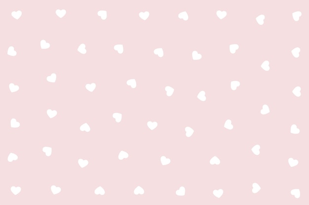Estilo polka simples padrão de coração papel de parede para mensagem de amor