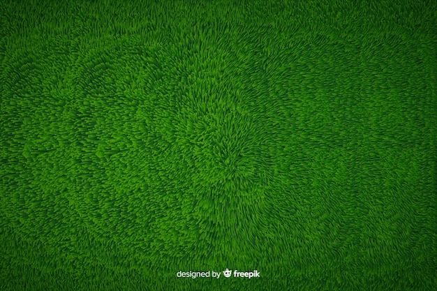 Estilo realista de fundo de grama verde