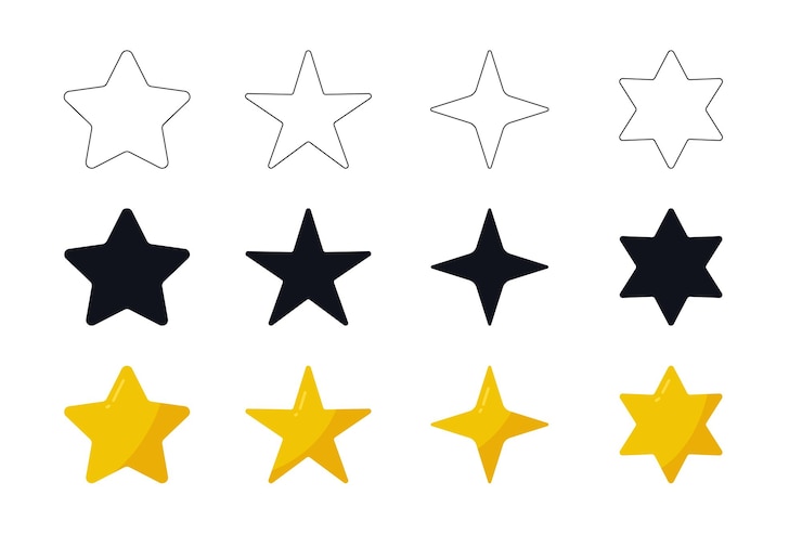 Vetor grátis estrelas