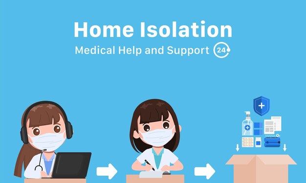 Etapa de call center on-line de farmácia para dispensar personagem de vetor de infográfico de medicamentos