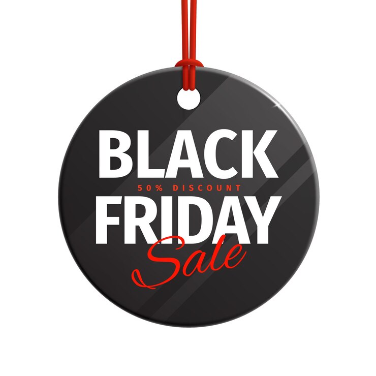 Vetor grátis etiqueta de preço de venda da black friday
