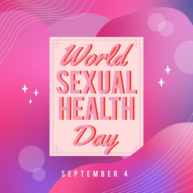 Evento do dia mundial da saúde sexual em 4 de setembro