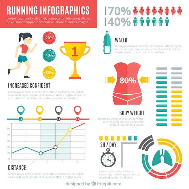 Executando infográfico com gráficos diferentes