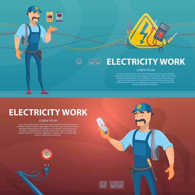 Vetor grátis faixas horizontais coloridas de eletricidade