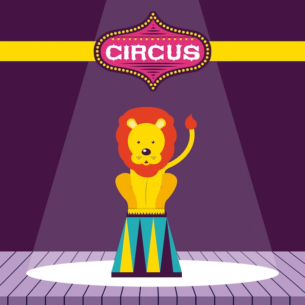 Feira de diversões de circo