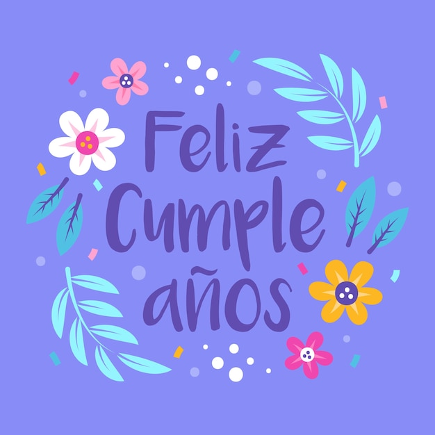 Feliz aniversário letras conceito