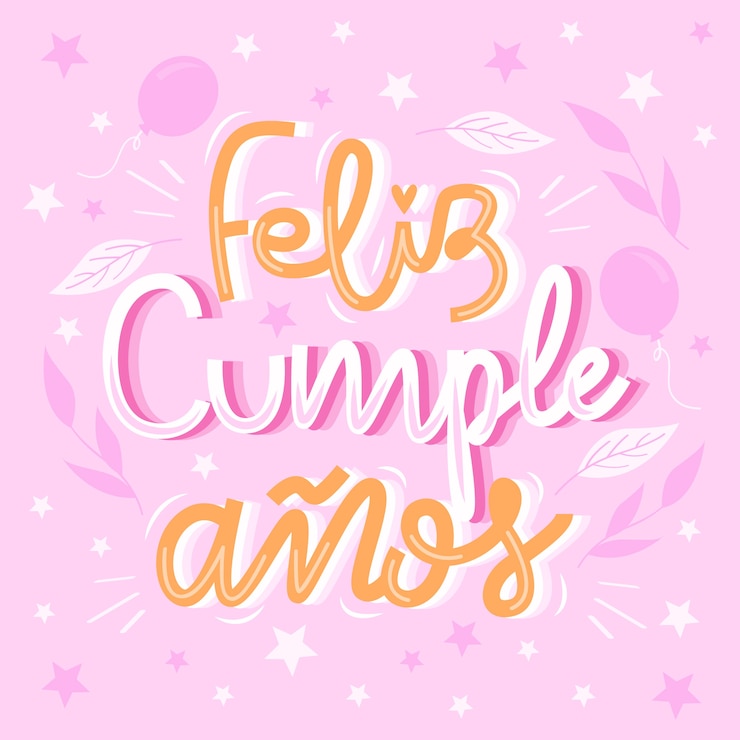 Vetor grátis feliz aniversário letras conceito