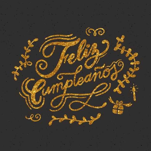 Vetor grátis feliz aniversário letras conceito