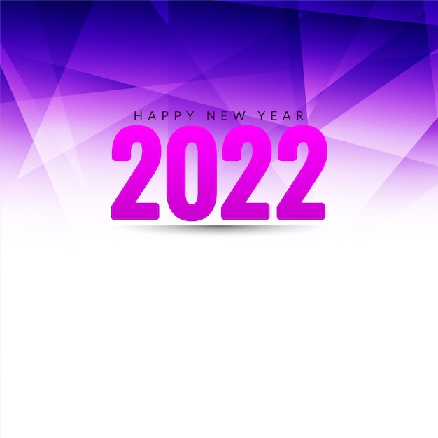 Vetor grátis feliz ano novo 2022 vetor poligonal de fundo moderno
