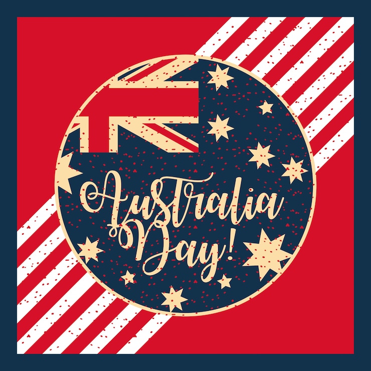 Vetor grátis feliz celebração do dia da austrália