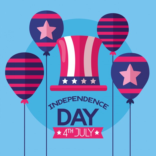 Feliz dia da independência americana