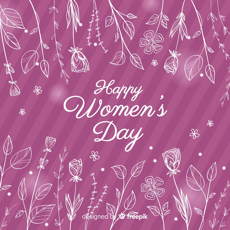 Vetor grátis feliz dia da mulher.