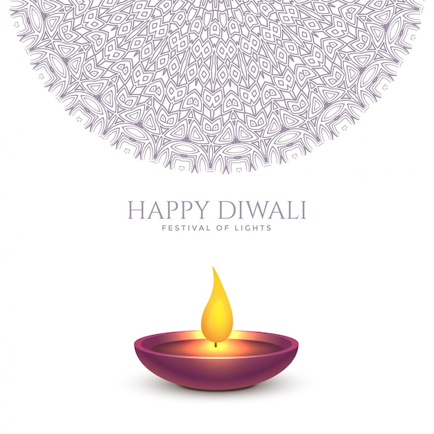 Feliz diwali belo design de plano de fundo