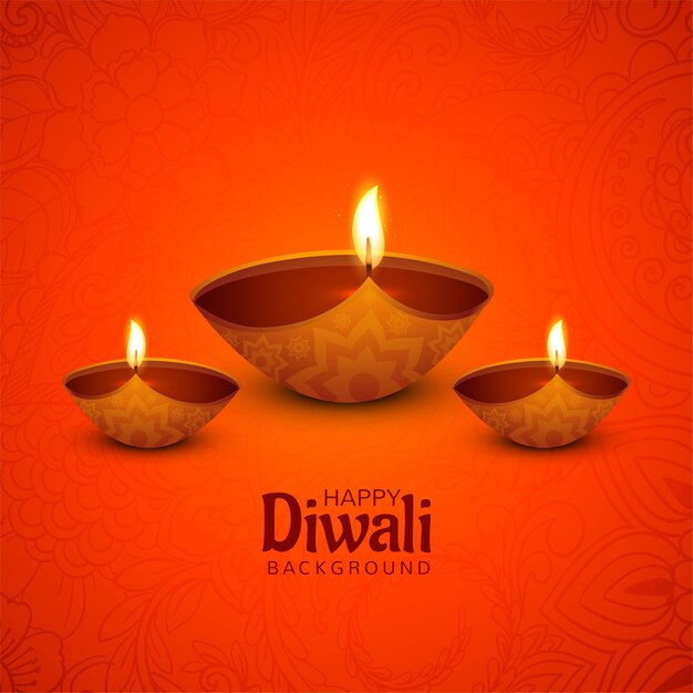Feliz diwali deseja férias cartão backgorund