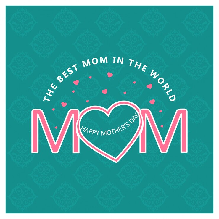 Vetor grátis feliz, mães, dia, lettering, handmade, caligrafia, vetorial ...