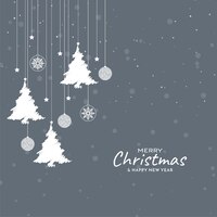 Feliz natal festival lindo design de fundo de cartão de saudação