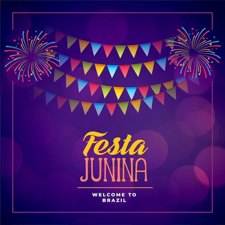 Vetor grátis festa junina evento celebração feriado