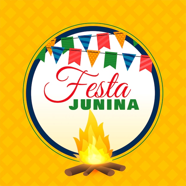 Festa junina fogueira