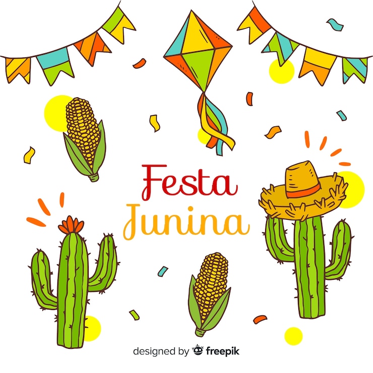 Vetor grátis festa junina