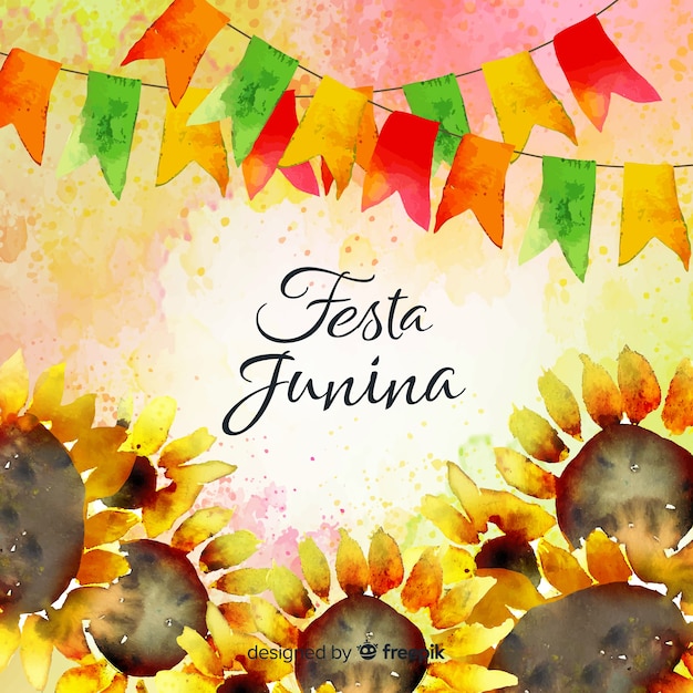 Vetor grátis festa junina