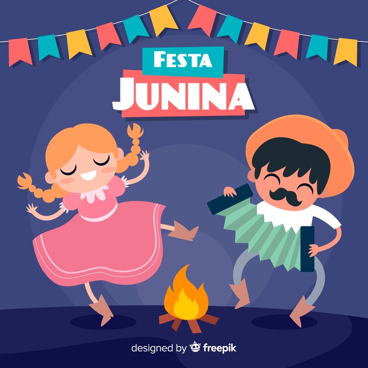Vetor grátis festa junina