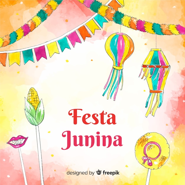 Vetor grátis festa junina