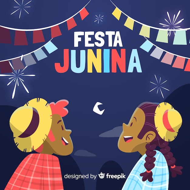 Vetor grátis festa junina