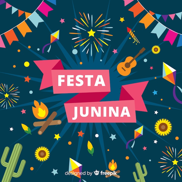 Vetor grátis festa junina