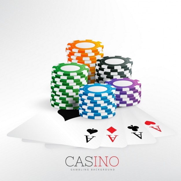 jogo de casino online com dados de poker e fichas de casino e experiência  2215161 Vetor no Vecteezy