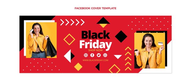Flat black friday arte do canal do youtube