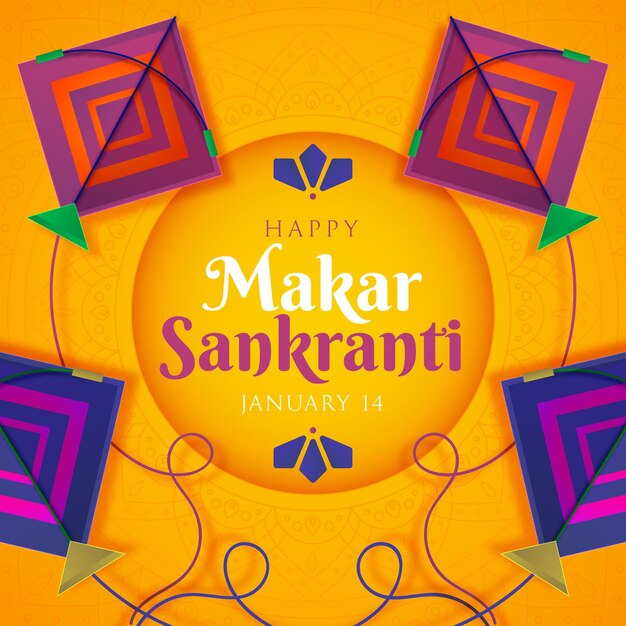 Flat makar sankranti