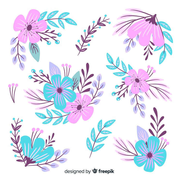 Vetor grátis floral background