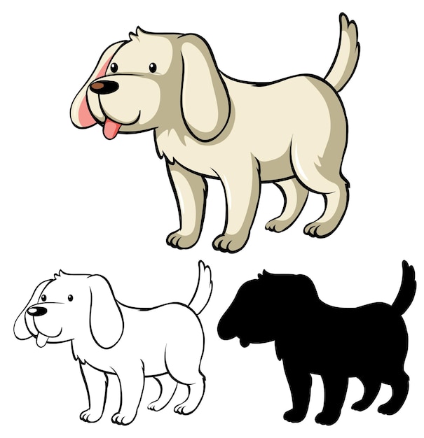 Desenhos De Cachorros Para Colorir Em Atividades Escolares - AZ Dibujo…   Animalitos para colorear, Animales animados para colorear, Imagenes  infantiles para pintar