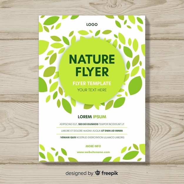 Folheto de natureza