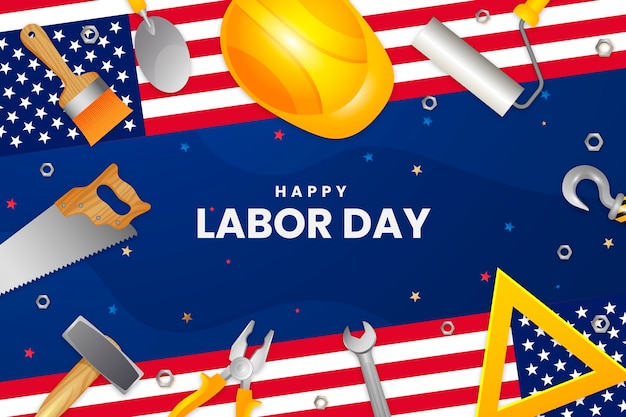Fonte realista para a celebração do Dia do Trabalho