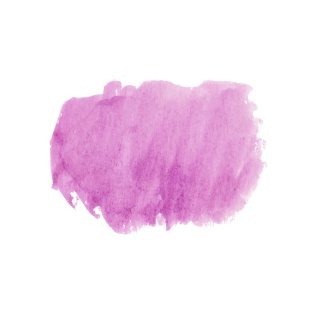 Forma abstrata em aquarela rosa