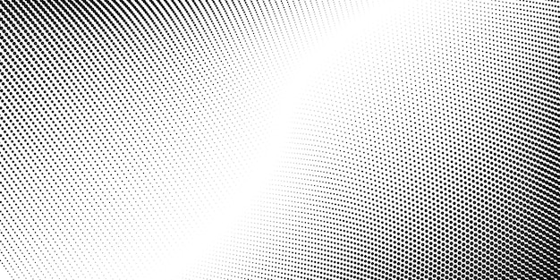 Forma de pontos pretos e brancos abstratos de meio-tom