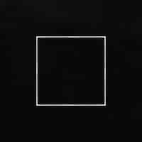 Vetor grátis forma quadrada geométrica em um vetor de fundo preto