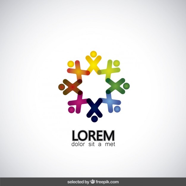 Vetor grátis formas abstratas que fazem um logotipo da estrela