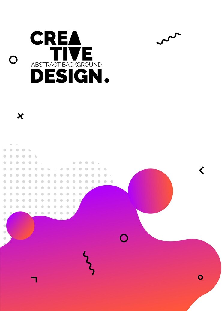 Vetor grátis formas de cores líquidas para fundos de pôsteres de composição capas abstratas na moda design futurista vetor eps10